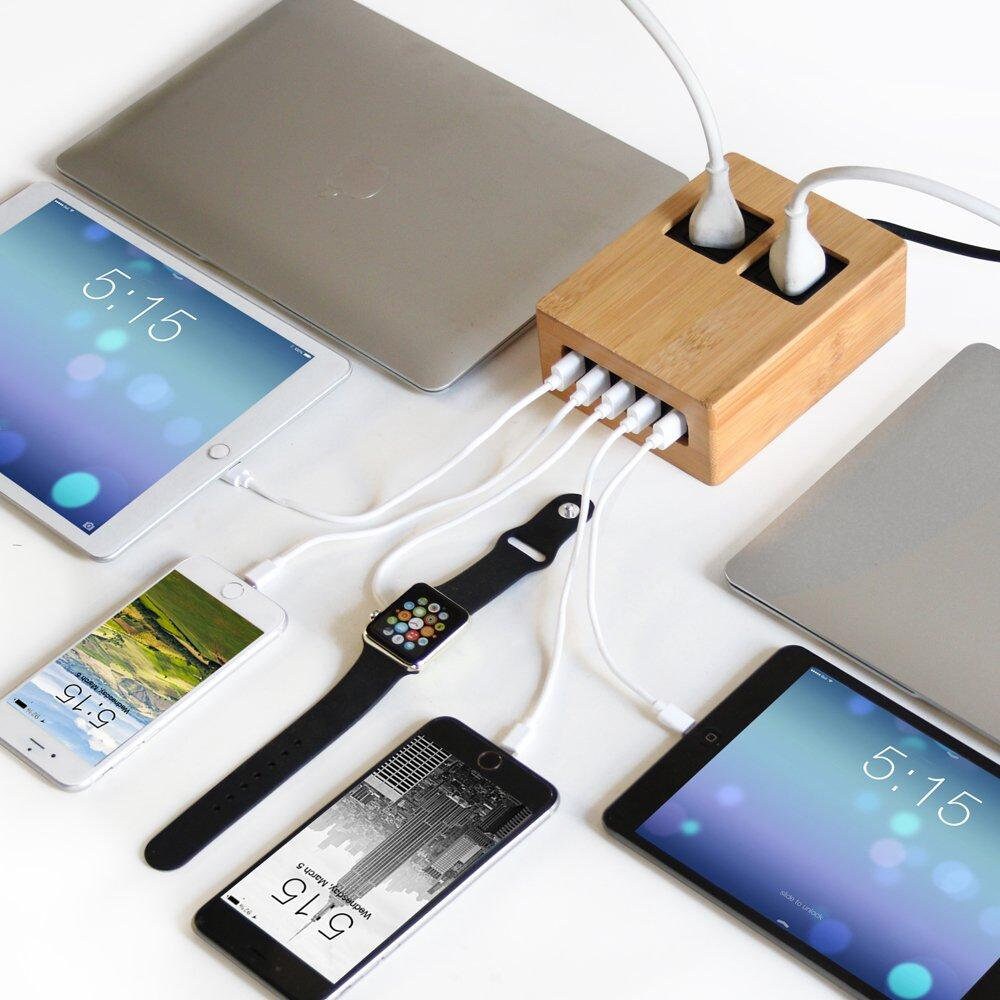 Power Hub — Walnut