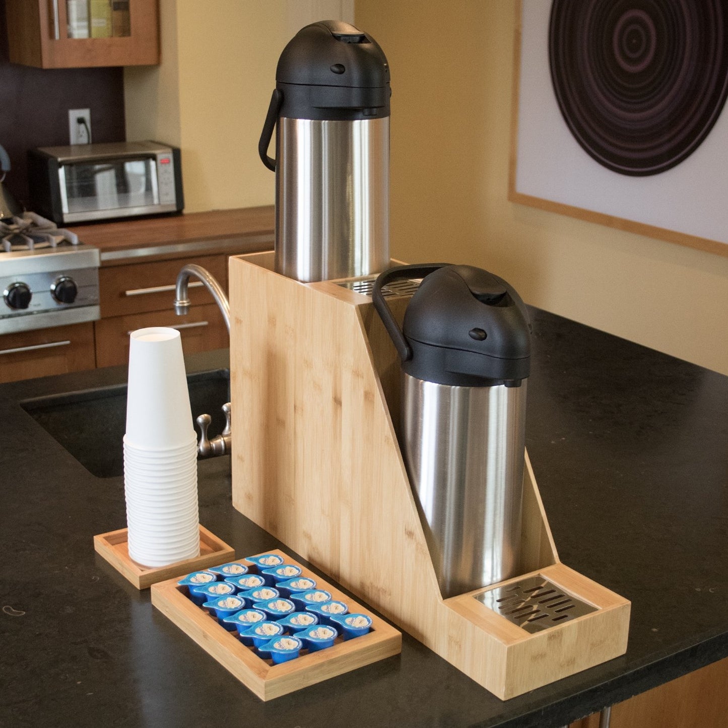Airpot Beverage Two-Tier Stand