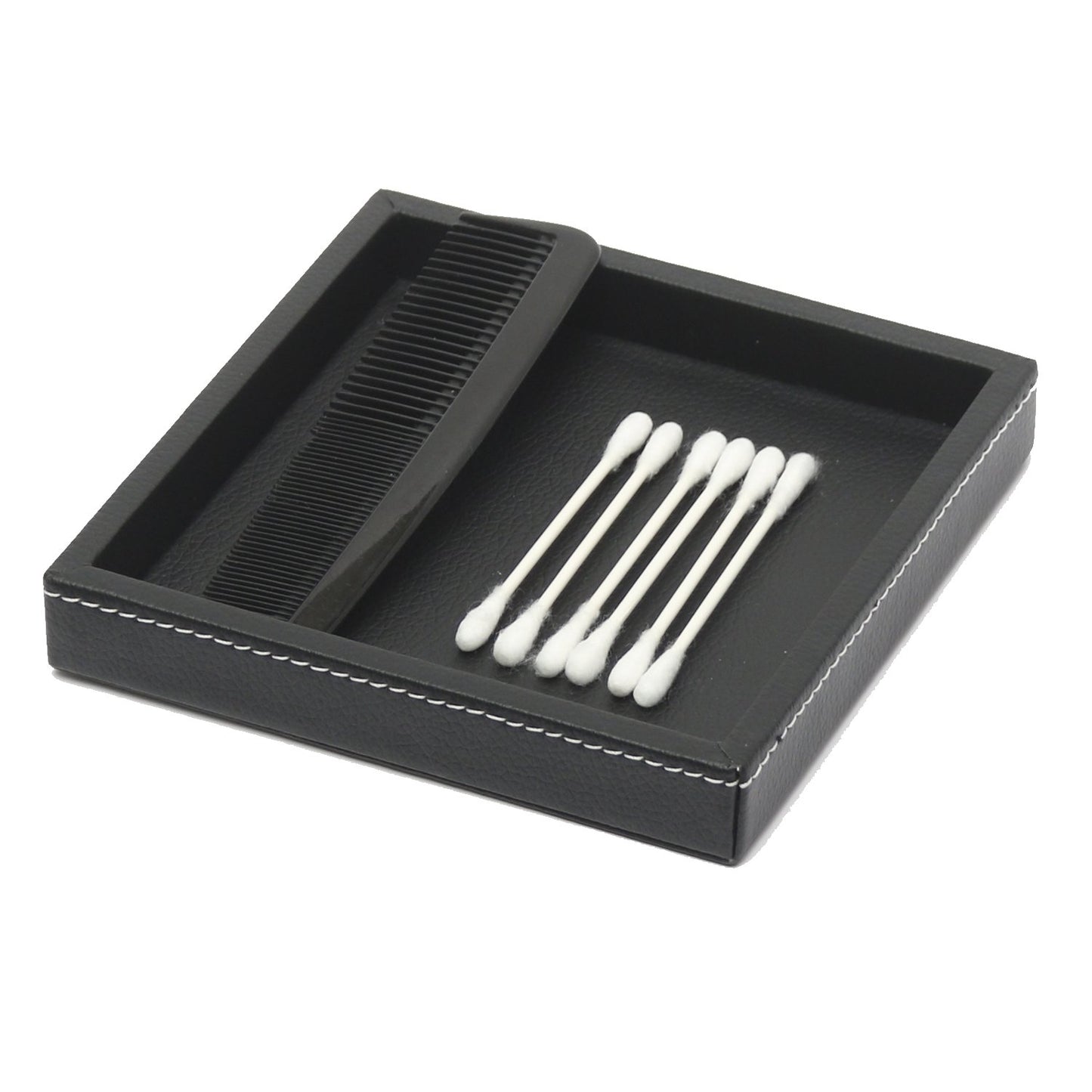 Mini Tray - Black Leatherette