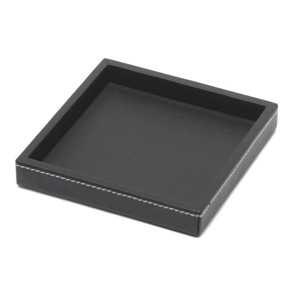 Mini Tray - Black Leatherette