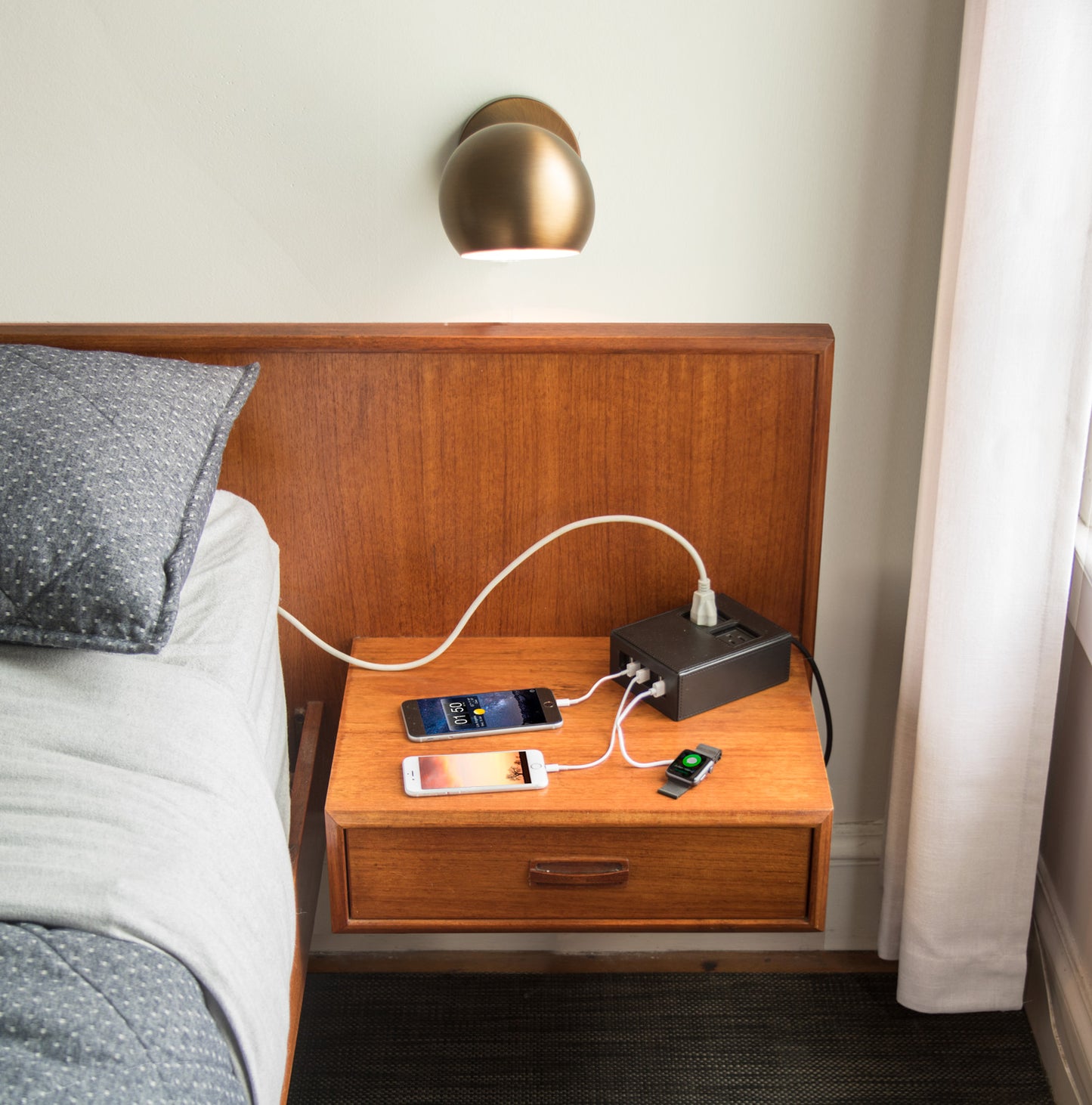 The GUS Goods Power Hub - 5 USB & 2 AC Outlets