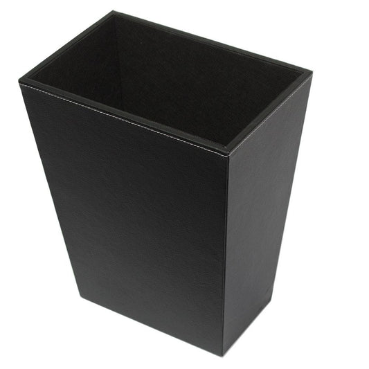 Waste bin 8qt - Black Leatherette