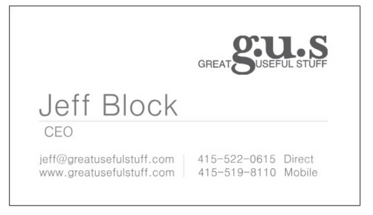 Business Card and Catalog